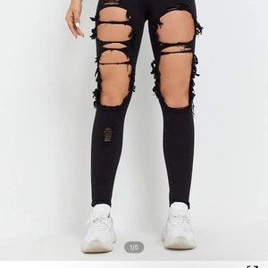 My camera is cracked kinda blurry never worn these jeans